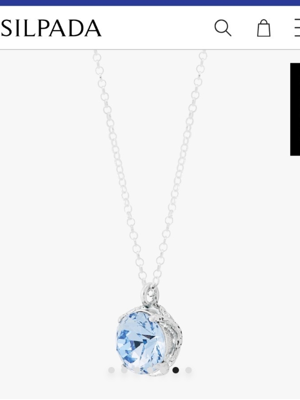 Silpada Cooling Whisper Pendant Necklace
